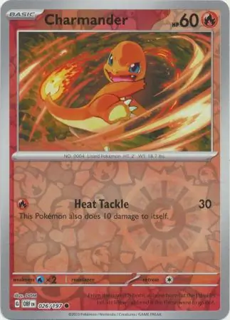 Charmander Reverse Holo