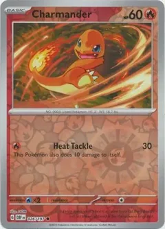 Charmander Reverse Holo 026
