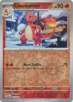 Charmeleon Reverse Holo 027