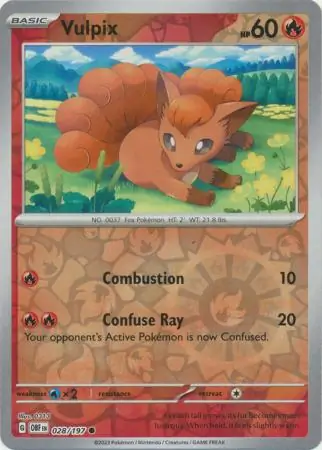Vulpix Reverse Holo