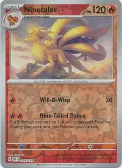 Ninetales Reverse Holo 029