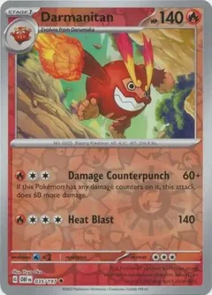 Darmanitan Reverse Holo 035
