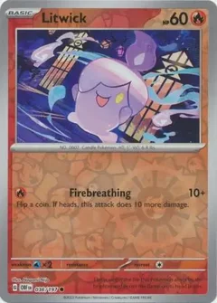 Litwick Reverse Holo 036
