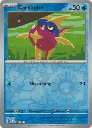 Carvanha Reverse Holo