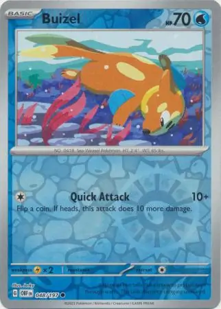 Buizel Reverse Holo