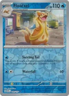 Floatzel Reverse Holo 049