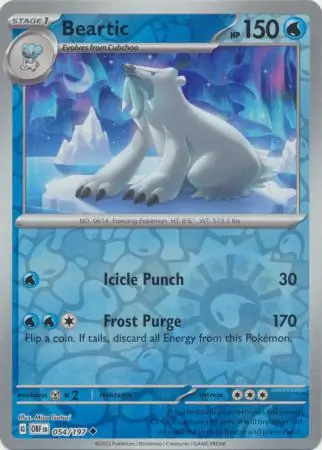 Beartic Reverse Holo