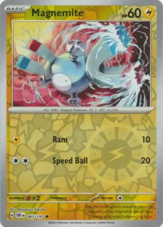 Magnemite Reverse Holo