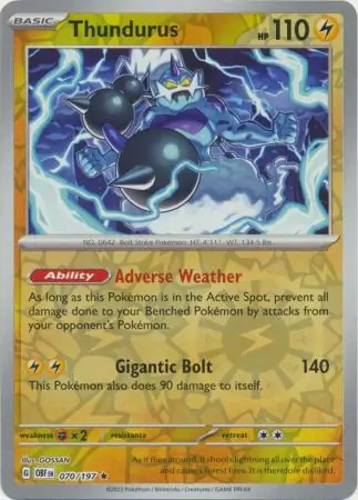 Thundurus Reverse Holo