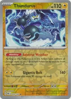 Thundurus Reverse Holo 070