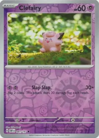 Clefairy Reverse Holo