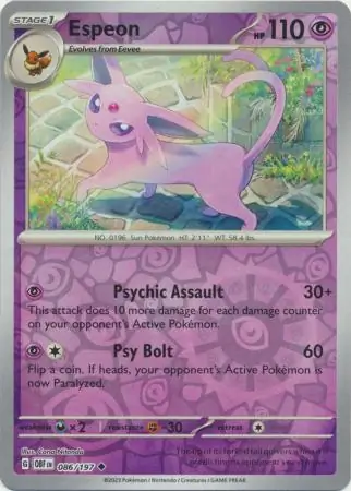 Espeon Reverse Holo