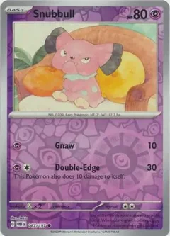 Snubbull Reverse Holo 087