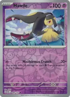 Mawile Reverse Holo 089