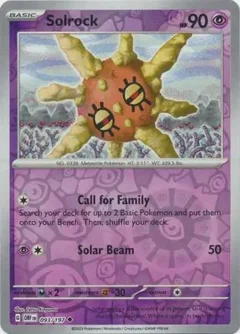 Solrock Reverse Holo 093