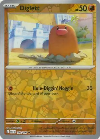Diglett Reverse Holo