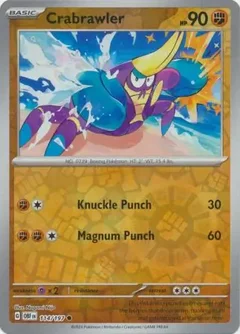 Crabrawler Reverse Holo 114