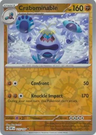 Crabominable Reverse Holo