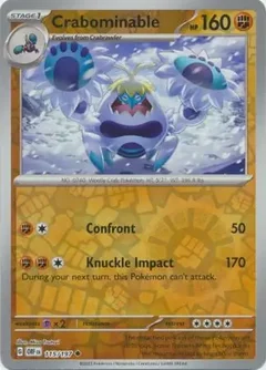Crabominable Reverse Holo 115