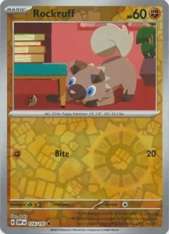 Rockruff Reverse Holo 116
