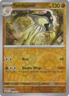 Toedscruel Reverse Holo 119