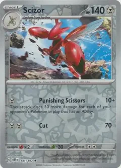 Scizor Reverse Holo 141