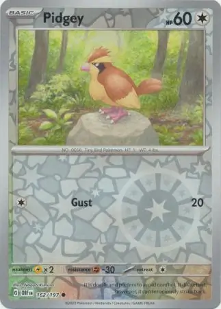 Pidgey Reverse Holo