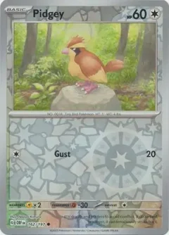 Pidgey Reverse Holo 162