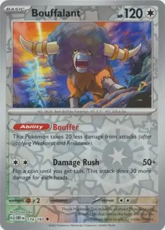 Bouffalant Reverse Holo 174