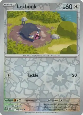 Lechonk Reverse Holo