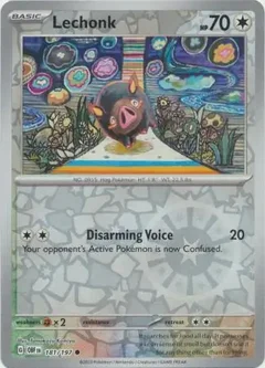 Lechonk Reverse Holo 181