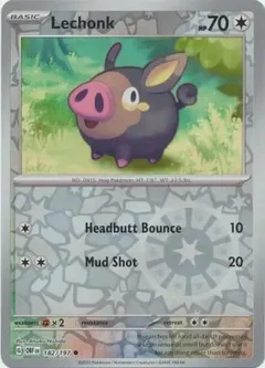 Lechonk Reverse Holo 182