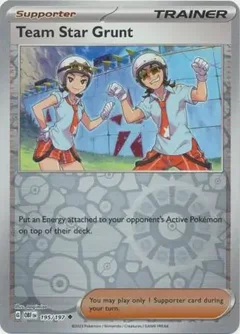 Team Star Grunt Reverse Holo 195