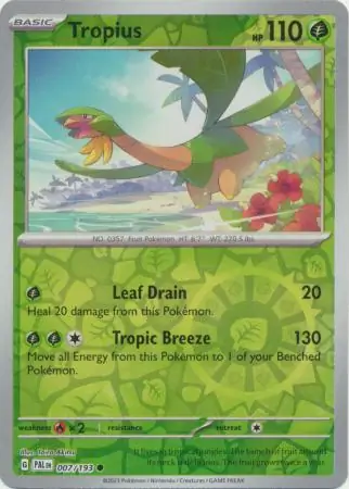 Tropius Reverse Holo