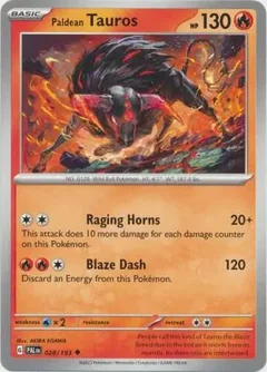 Paldean Tauros 028