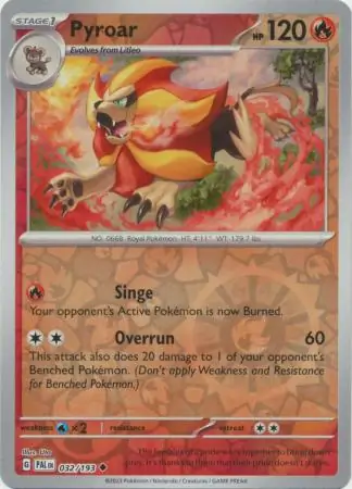 Pyroar Reverse Holo