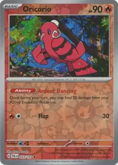 Oricorio Reverse Holo 033