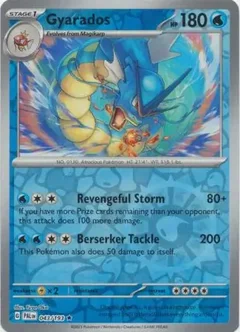 Gyarados Reverse Holo 043