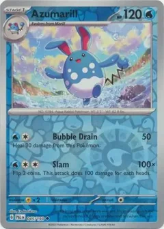 Azumarill Reverse Holo 045