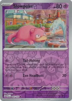Slowpoke Reverse Holo 085