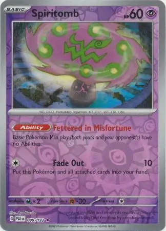 Spiritomb Reverse Holo
