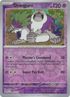 Oranguru Reverse Holo 094