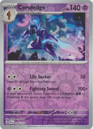 Ceruledge Reverse Holo