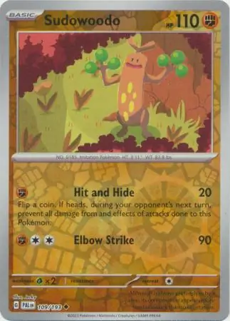 Sudowoodo Reverse Holo