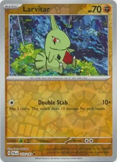 Larvitar Reverse Holo 110