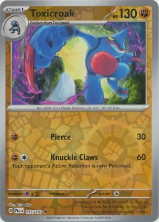 Toxicroak Reverse Holo