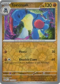 Toxicroak Reverse Holo 115