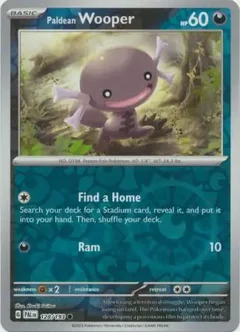 Paldean Wooper Reverse Holo 128