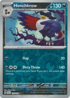 Honchkrow Reverse Holo 132