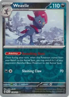 Weavile Reverse Holo 134